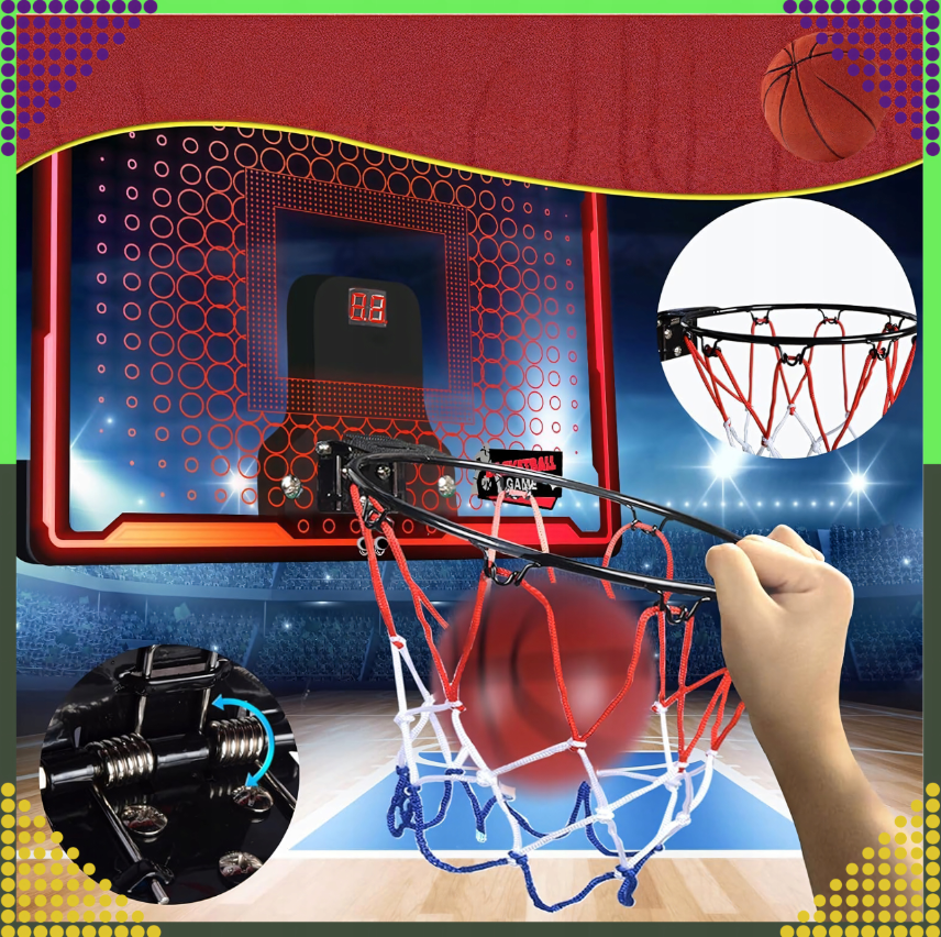 elektronický basketbalový koš